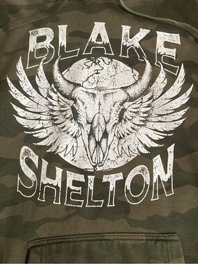 Blake Shelton Camo Hoodie, L